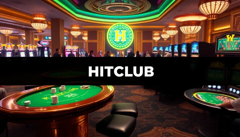 Experience the excitement of HITCLUB by playing vibrant casino games at a lavish setting.