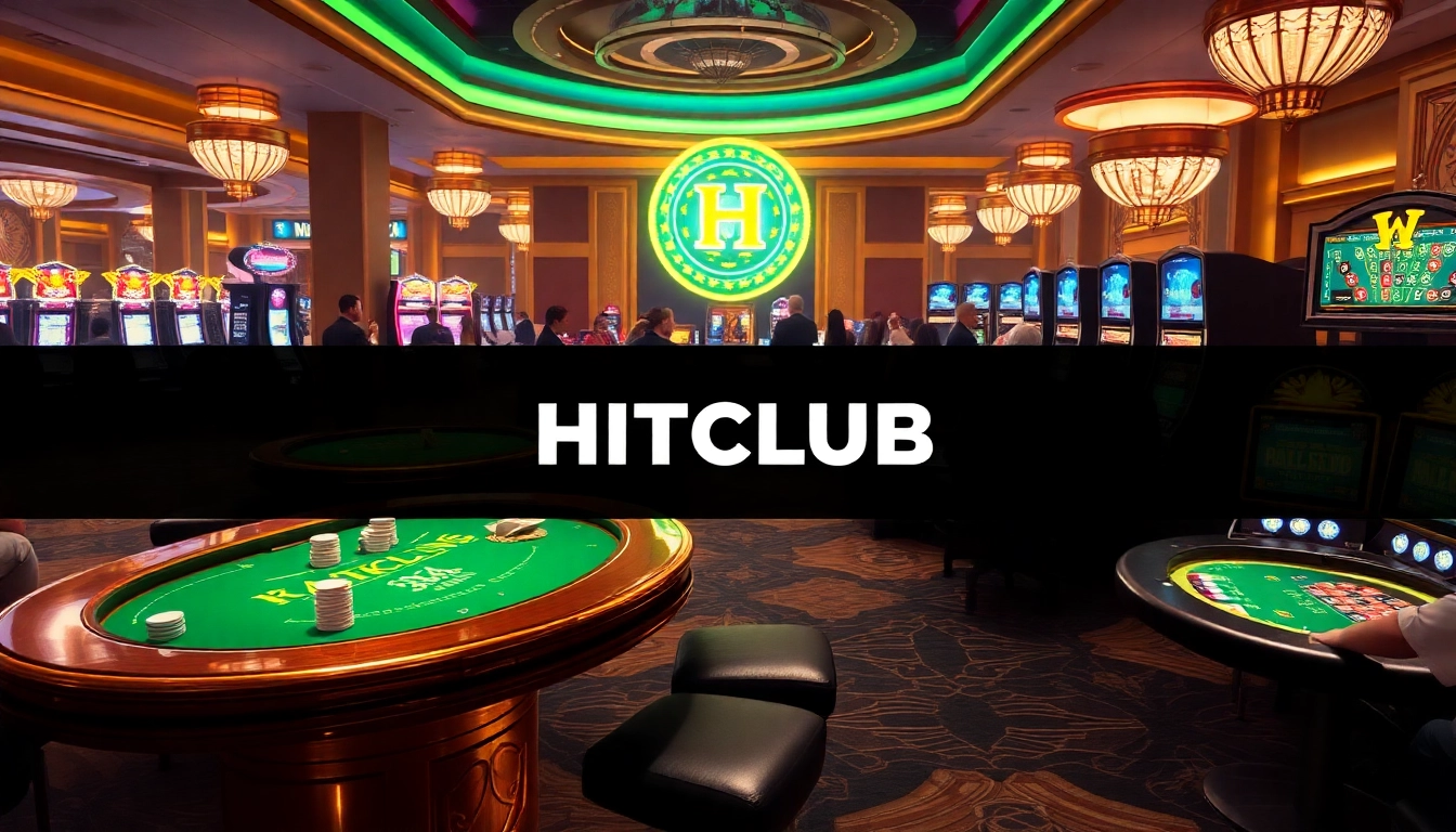 Experience the excitement of HITCLUB by playing vibrant casino games at a lavish setting.
