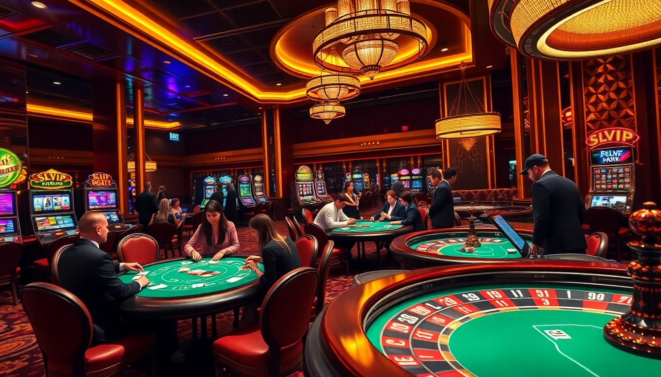 Join the excitement at https://slvip1.com.ph/ with thrilling casino games and vibrant gaming atmosphere.