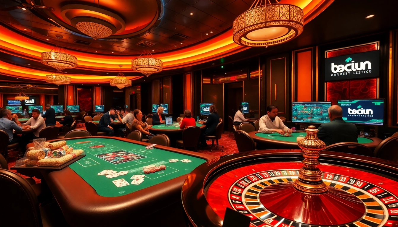 Experience thrilling moments at b52club while playing dynamic casino games with vibrant displays and engaged players.