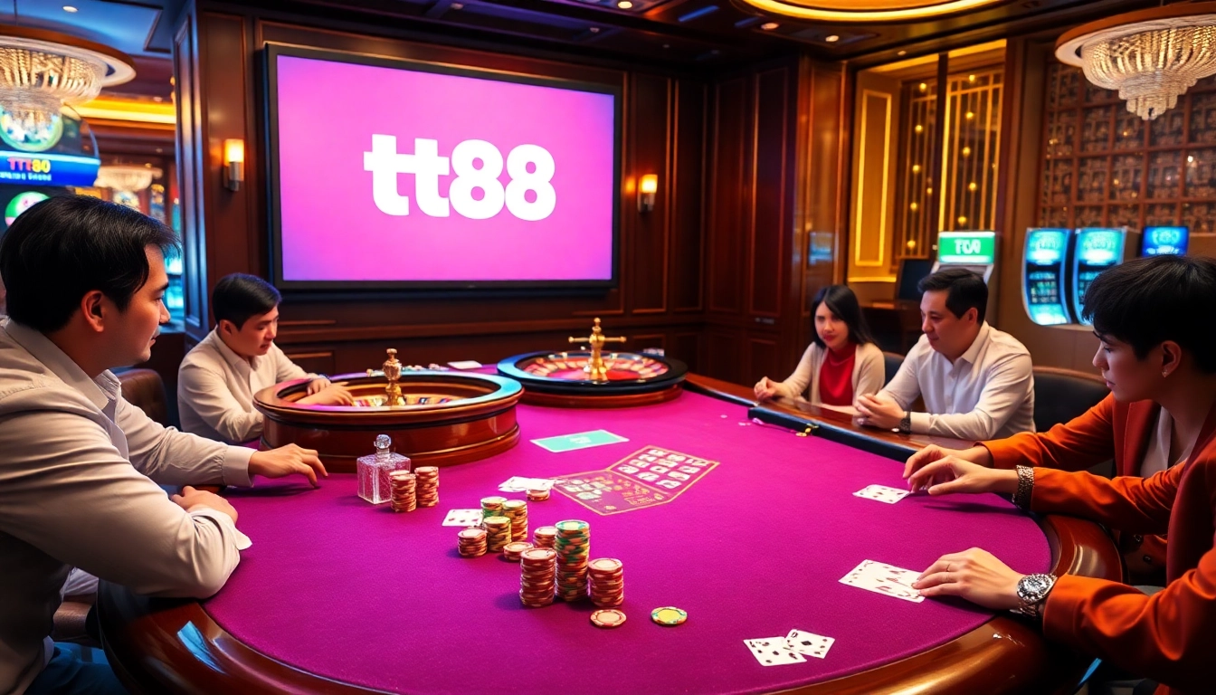 Experience the thrill of betting at https://tt88.jpn.com/ with lively casino action featuring poker and roulette.