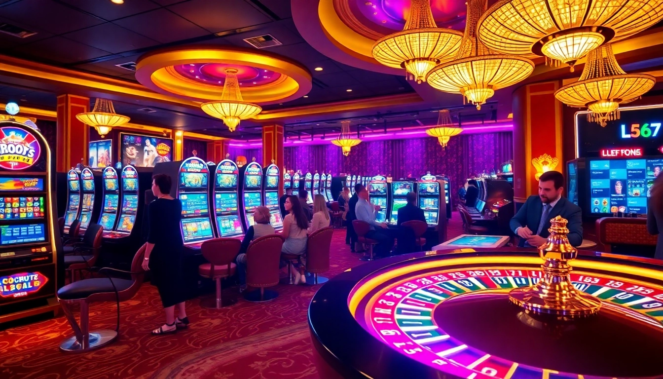 Play exciting slot machines at https://l567.tech/ in a vibrant casino atmosphere.