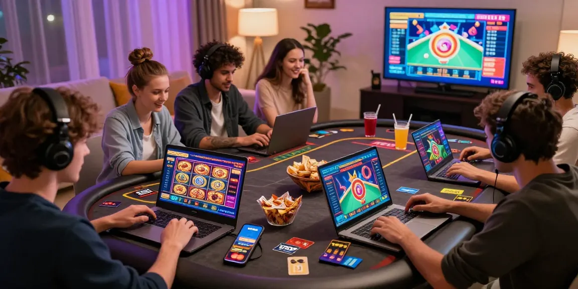 Engaged players at credit card casinos exploring games on various devices, featuring Visa and Mastercard payments at https://brcs.co.uk.